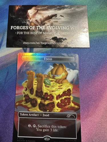 Garfield promo foil food - promo,