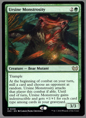 Ursine monstrosity 0036 non - monstrosity,